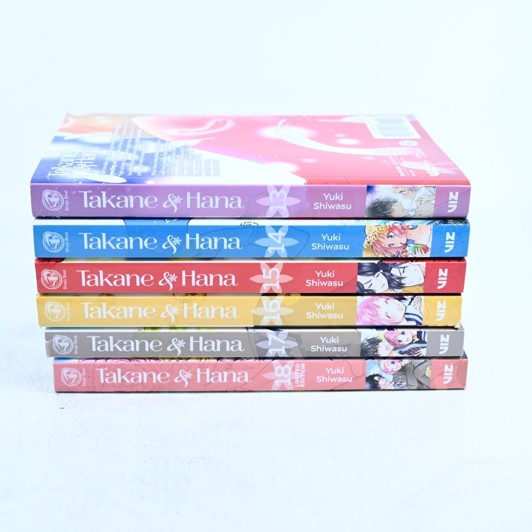 Takane &amp; Hana - Volumes 13-18 - Yuki Shiwasu - Viz Media - Shojo Beat - Manga