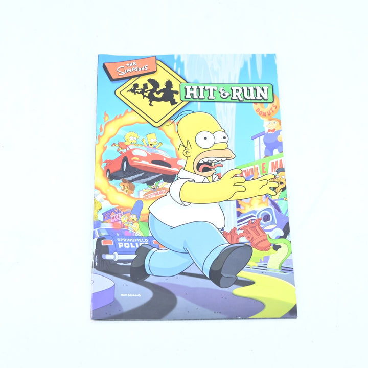 The Simpsons Hit & Run - Sony Playstation 2 / PS2 Game + Manual - PAL