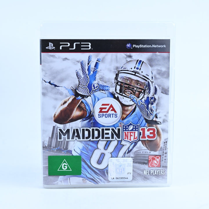 Madden NFL 13 - Sony Playstation 3 / PS3 Game - FREE POST!