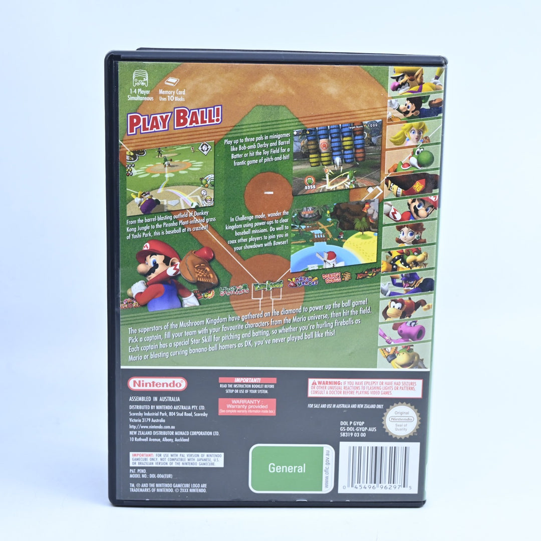 Mario Superstar Baseball - Nintendo Gamecube Game + Manual - PAL - FREE POST!