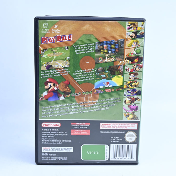 Mario Superstar Baseball - Nintendo Gamecube Game + Manual - PAL - FREE POST!
