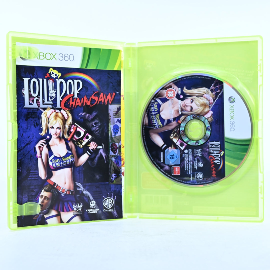 Lollipop Chainsaw - Xbox 360 Game + Manual - PAL - MINT DISC!
