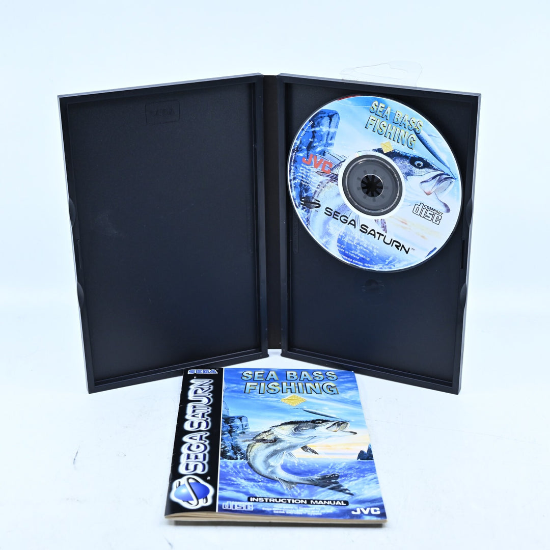 Sega Bass Fishing - Sega Saturn Game + Manual - PAL - MINT DISC!