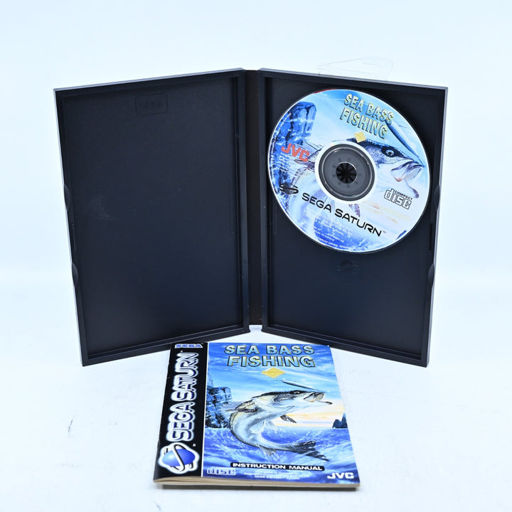Sega Bass Fishing - Sega Saturn Game + Manual - PAL - MINT DISC!