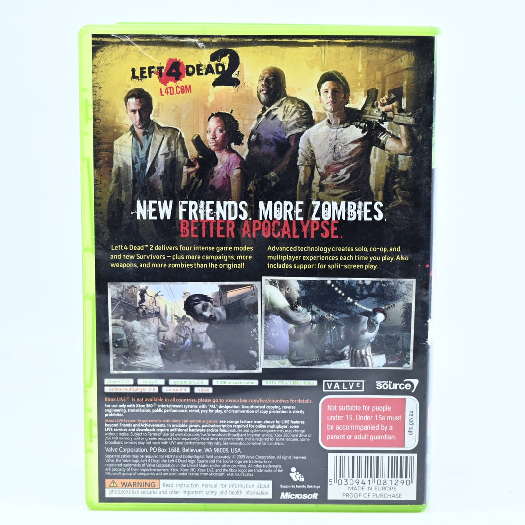 Left 4 Dead 2 - Xbox 360 Game - No Manual - PAL - MINT DISC!