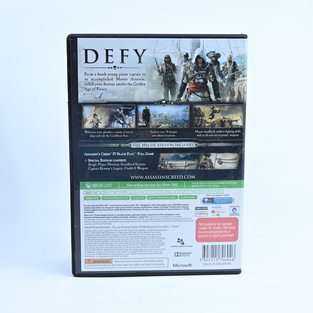 Assassins Creed IV Black Flag - Special Edition - Xbox 360 Game + Manual