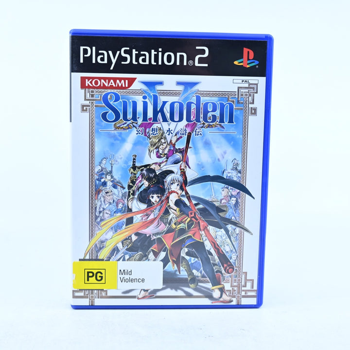 Suikoden V - Sony Playstation 2 / PS2 Game + Manual - PAL - MINT DISC!
