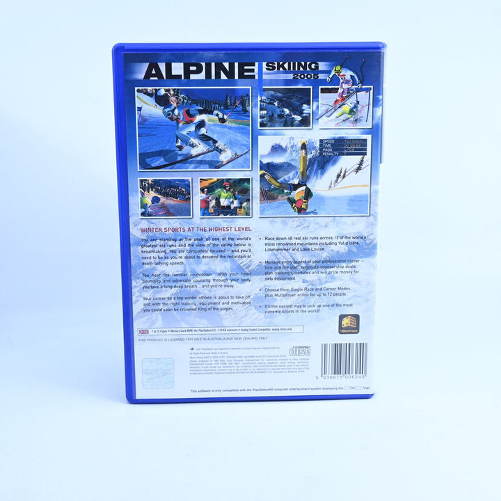 Alpine Skiing 2005 - Sony Playstation 2 / PS2 Game + Manual - PAL - MINT DISC!