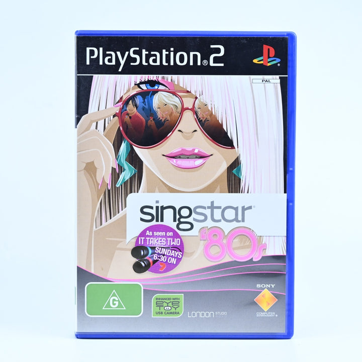 SingStar 80's - Sony Playstation 2 / PS2 Game + Manual - PAL - MINT DISC!