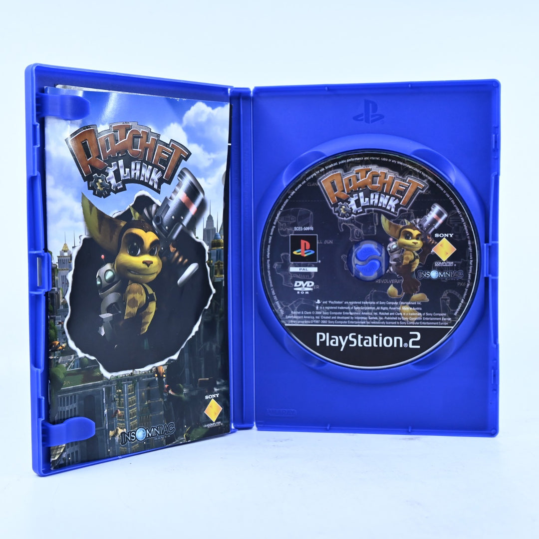 Ratchet &amp; Clank - Sony Playstation 2 / PS2 Game + Manual - PAL - MINT DISC!