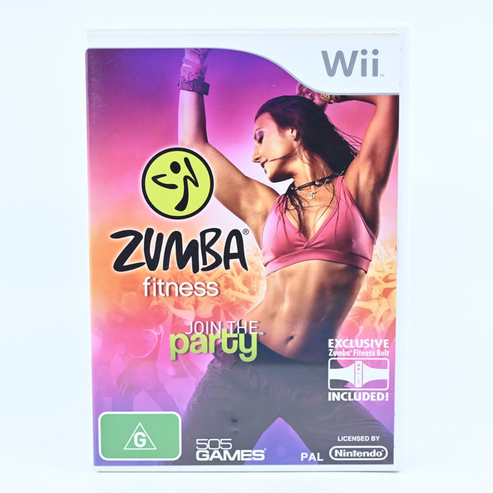 Zumba Fitness - Nintendo Wii Game + Manual - PAL - FREE POST!