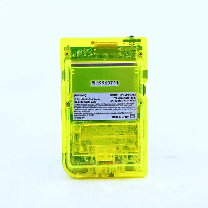 Clear Yellow - IPS - Nintendo Gameboy Pocket Console - MGB-001 - FREE POST!