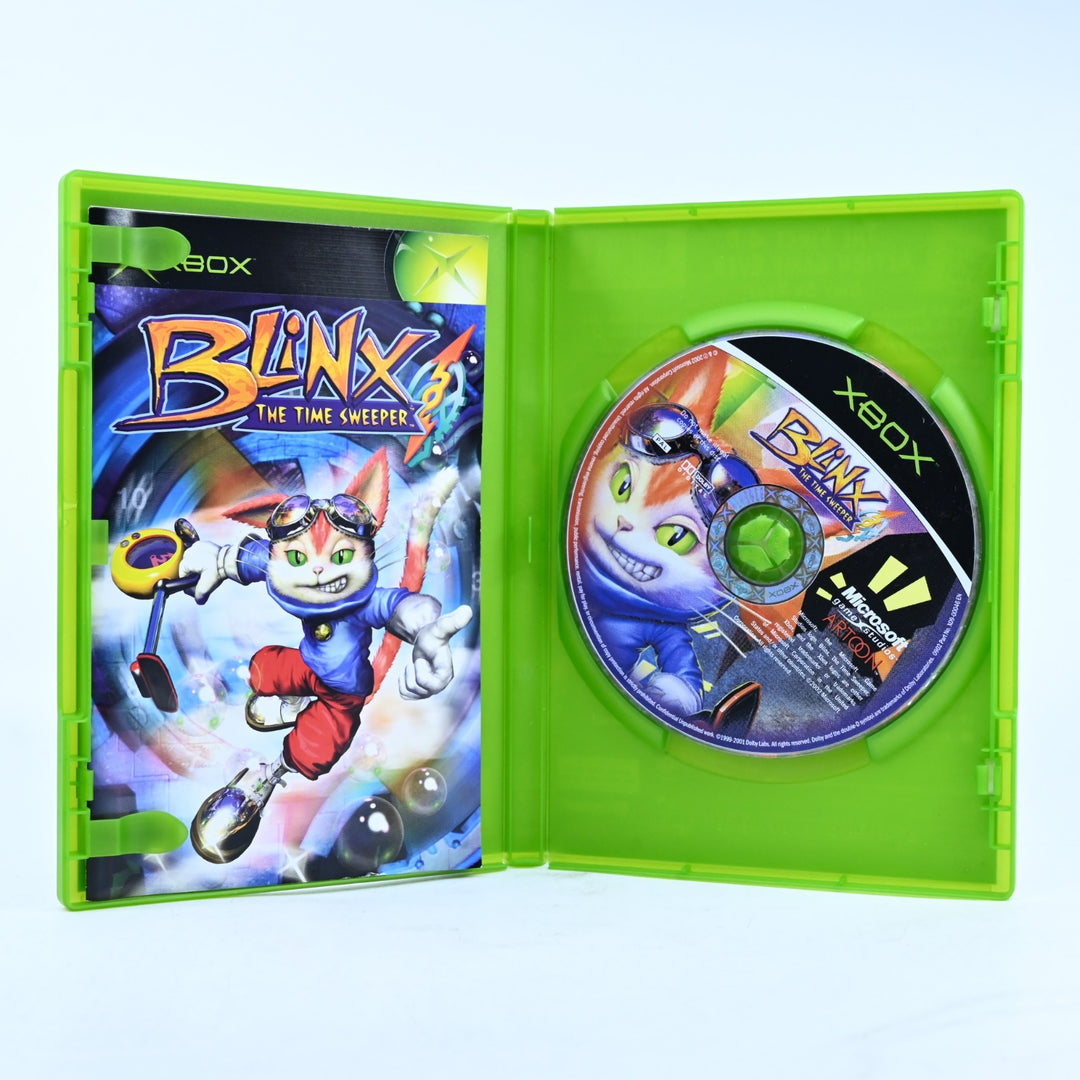 Blinx The Time Sweeper - Original Xbox Game + Manual - PAL - MINT DISC!
