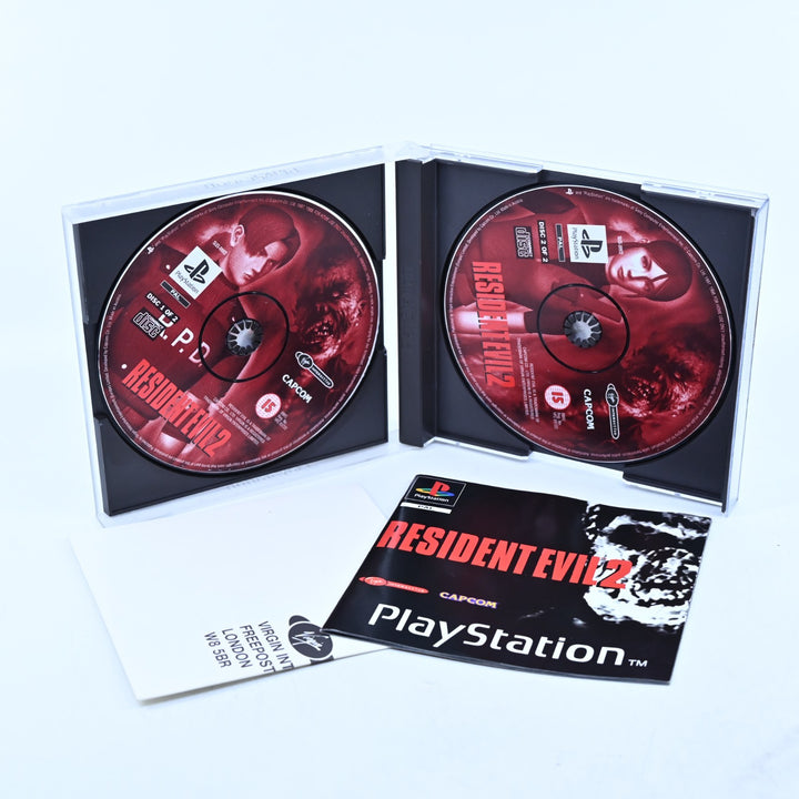 Resident Evil 2 - Sony Playstation 1 / PS1 Game + Manual - PAL - MINT DISC!