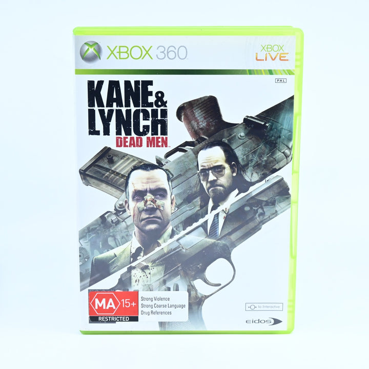 Kane & Lynch: Dead Men - Xbox 360 Game + Manual - PAL - MINT DISC!