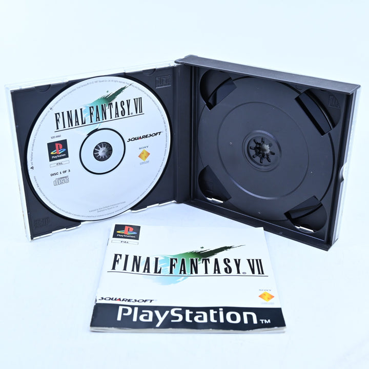 Final Fantasy VII - Sony Playstation 1 / PS1 Game + Manual - PAL - MINT DISC!