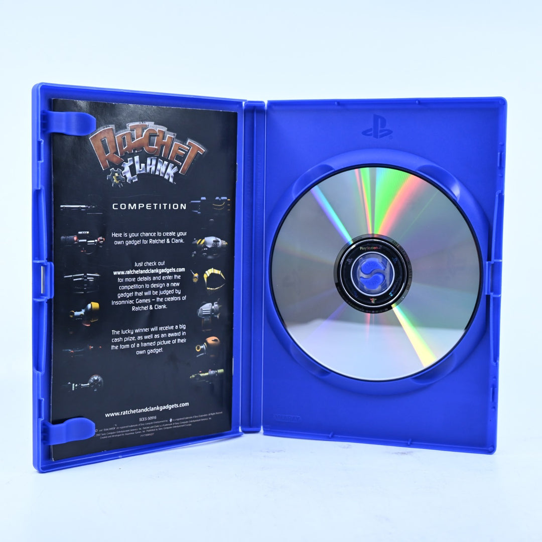 Ratchet &amp; Clank - Sony Playstation 2 / PS2 Game + Manual - PAL - MINT DISC!