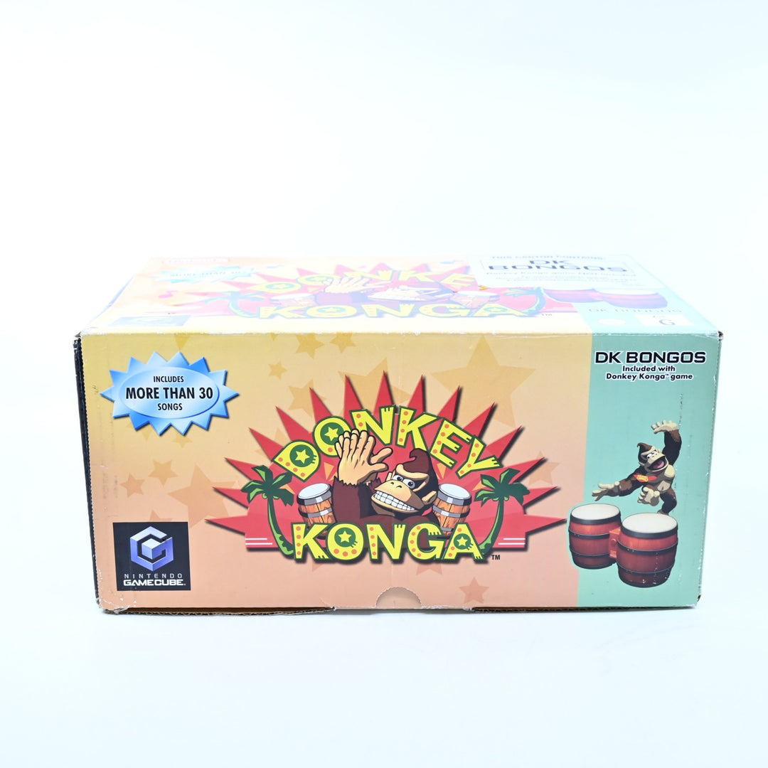 Donkey Konga - Boxed with Bongos - Nintendo Gamecube Game + Manual - PAL