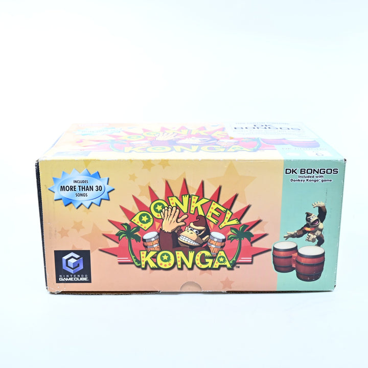 Donkey Konga - Boxed with Bongos - Nintendo Gamecube Game + Manual - PAL