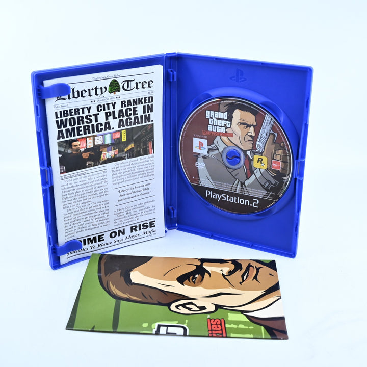 Grand Theft Auto: Liberty City Stories - Playstation 2 / PS2 Game + Manual + Map