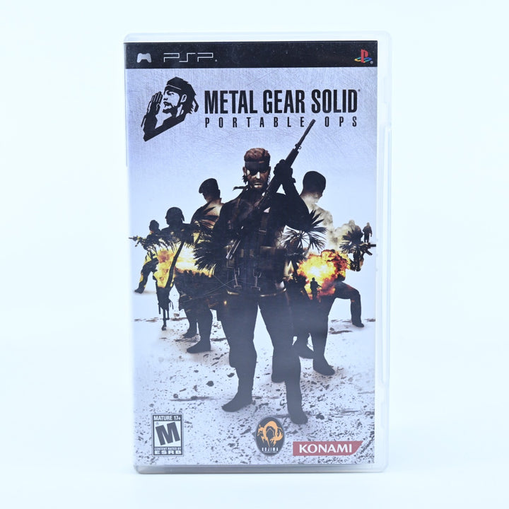 Metal Gear Solid: Portable Ops - Sony PSP Game + Manual - FREE POST!