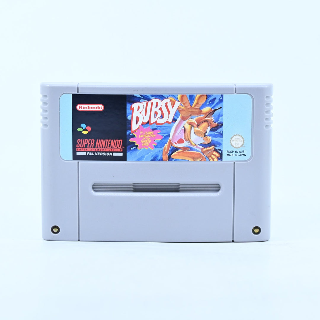 Bubsy - Super Nintendo / SNES Game - PAL - FREE POST!