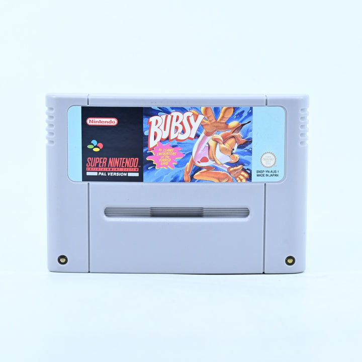 Bubsy - Super Nintendo / SNES Game - PAL - FREE POST!
