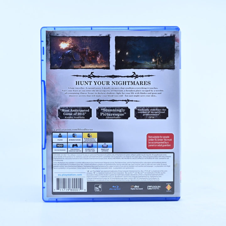 Bloodborne - Sony Playstation 4 / PS4 Game - MINT DISC!