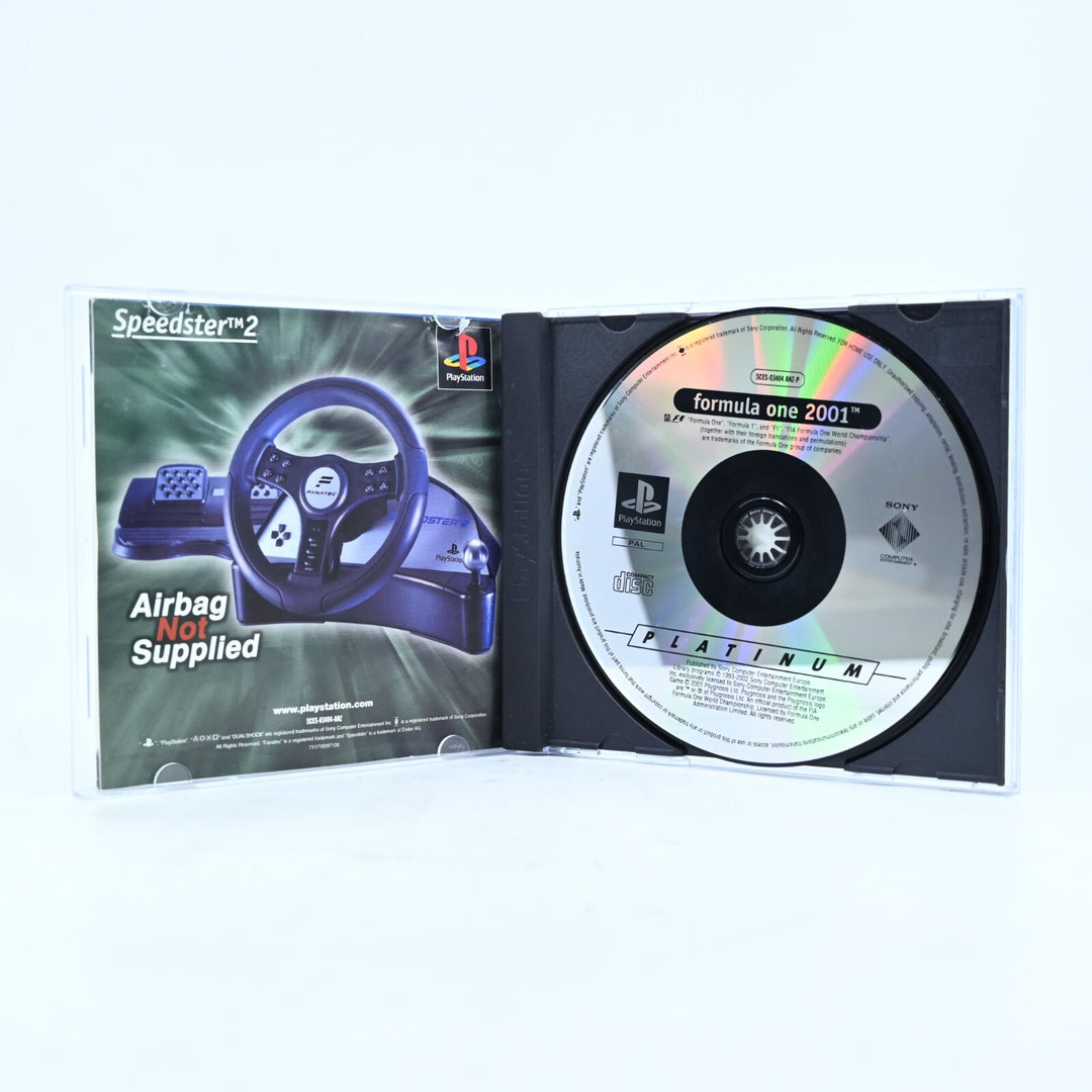 Formula One 2001 - Sony Playstation 1 / PS1 Game + Manual - PAL