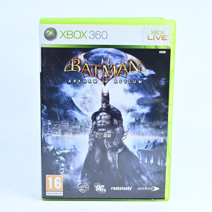 Batman: Arkham Asylum - Xbox 360 Game + Manual - PAL - MINT DISC!