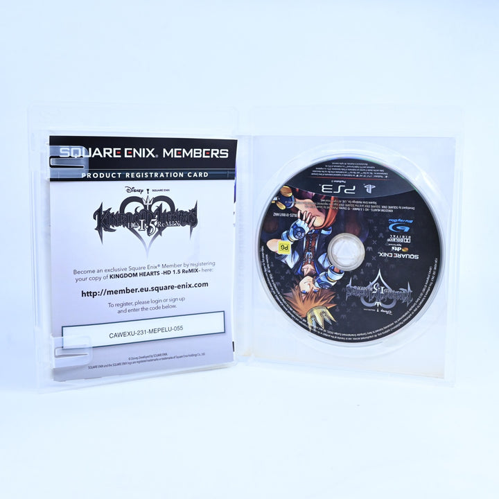 Kingdom Hearts HD 1.5 ReMix - Sony Playstation 3 / PS3 Game + Manual
