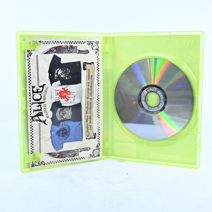 Alice Madness Returns - Xbox 360 Game + Manual - PAL - MINT DISC!