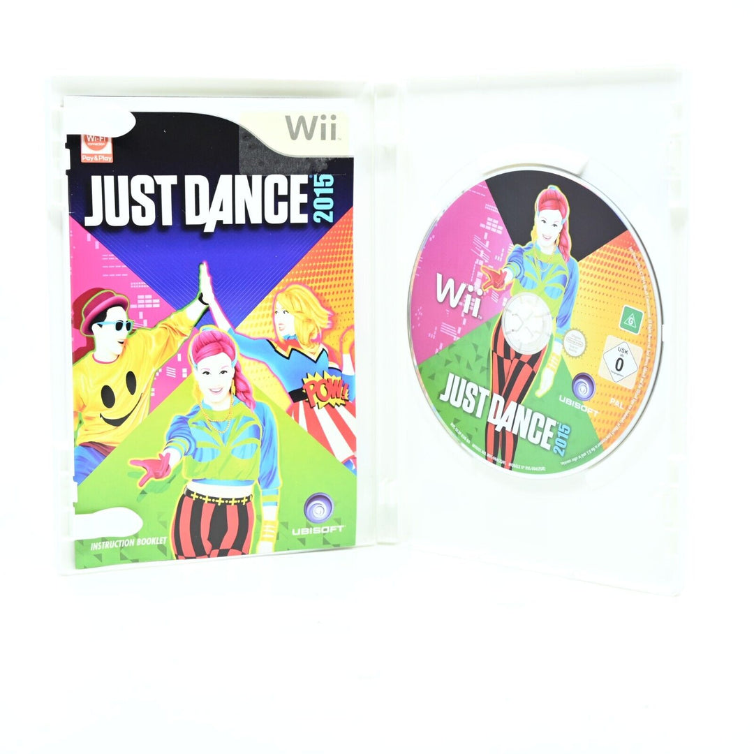 Just Dance 2015 - Nintendo Wii Game + Manual - PAL - MINT DISC!