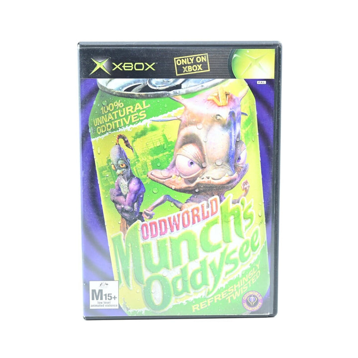 Oddworld: Munch's Oddysee - Original Xbox Game + Manual - PAL - MINT DISC!