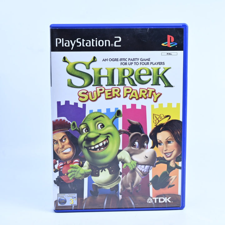 Shrek Super Party - Sony Playstation 2 / PS2 Game + Manual - PAL NEAR MINT DISC