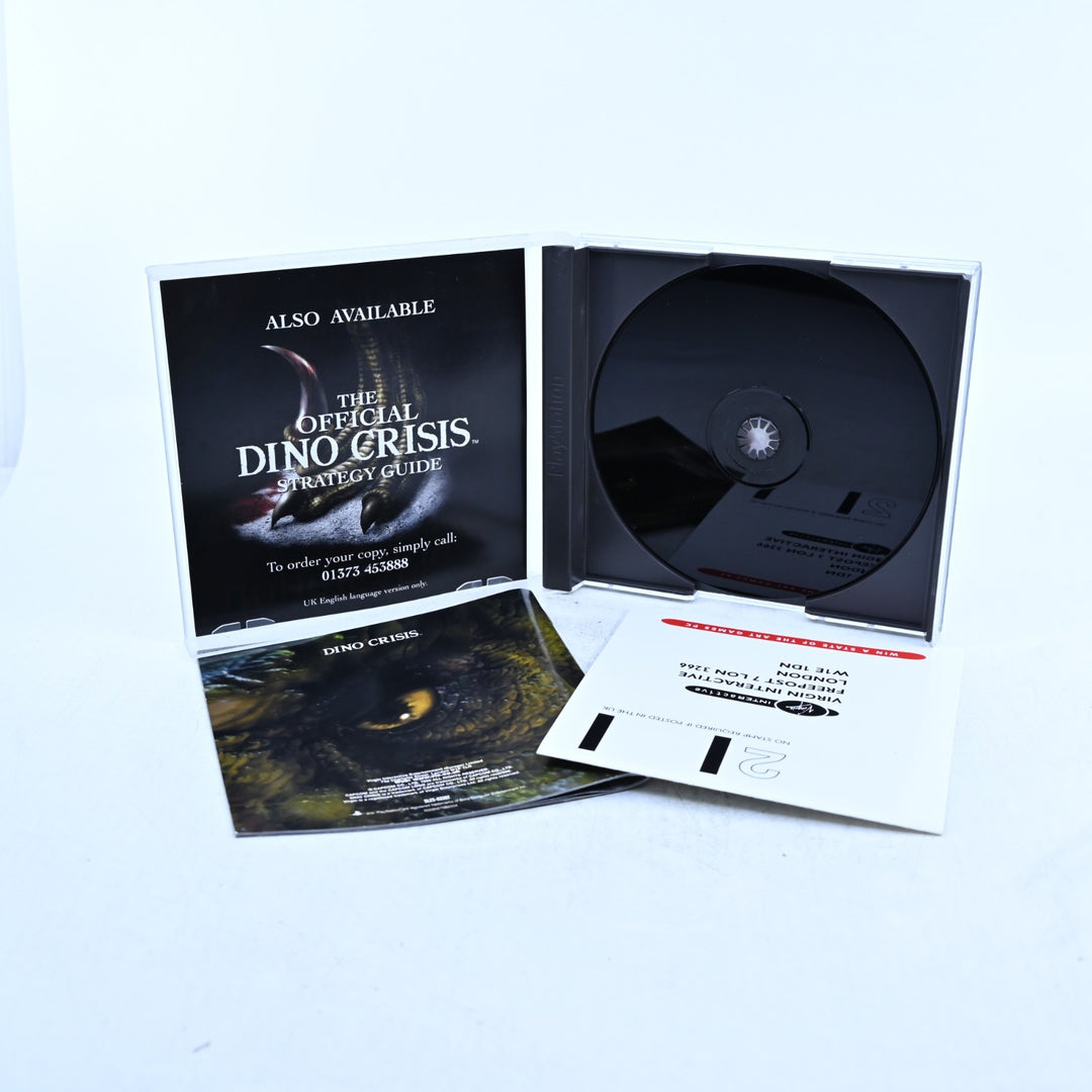 Dino Crisis - Sony Playstation 1 / PS1 Game + Manual - PAL - MINT DISC!