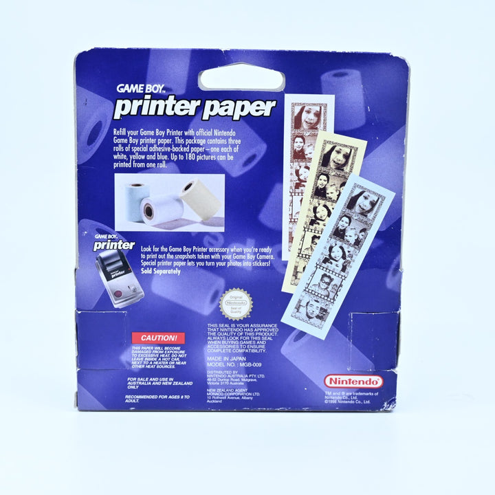 SEALED PAPER! Game Boy Printer Paper - Nintendo Gameboy Accessory - PAL