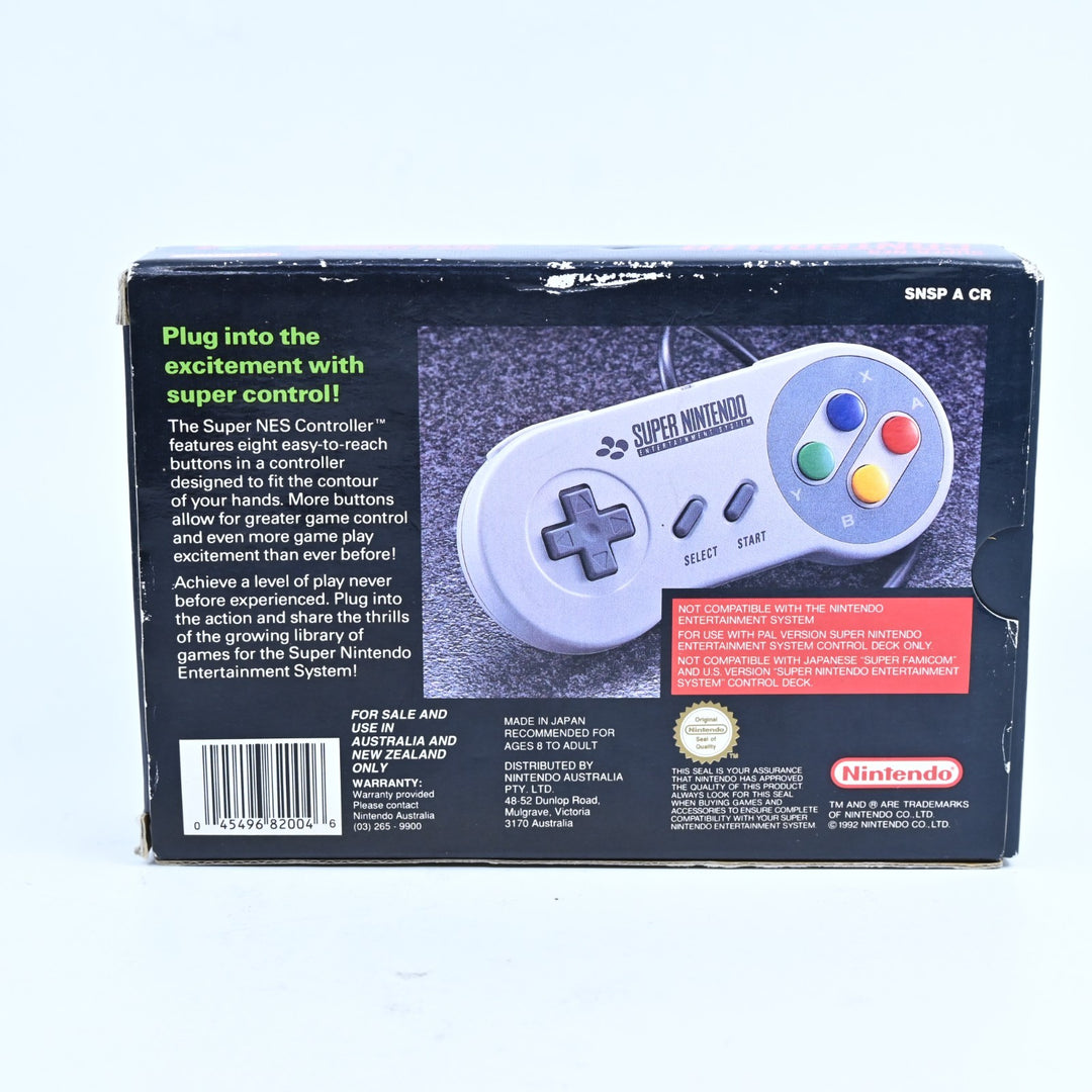 Official Super Nintendo SNES Boxed Controller - Super Nintendo / SNES Accessory