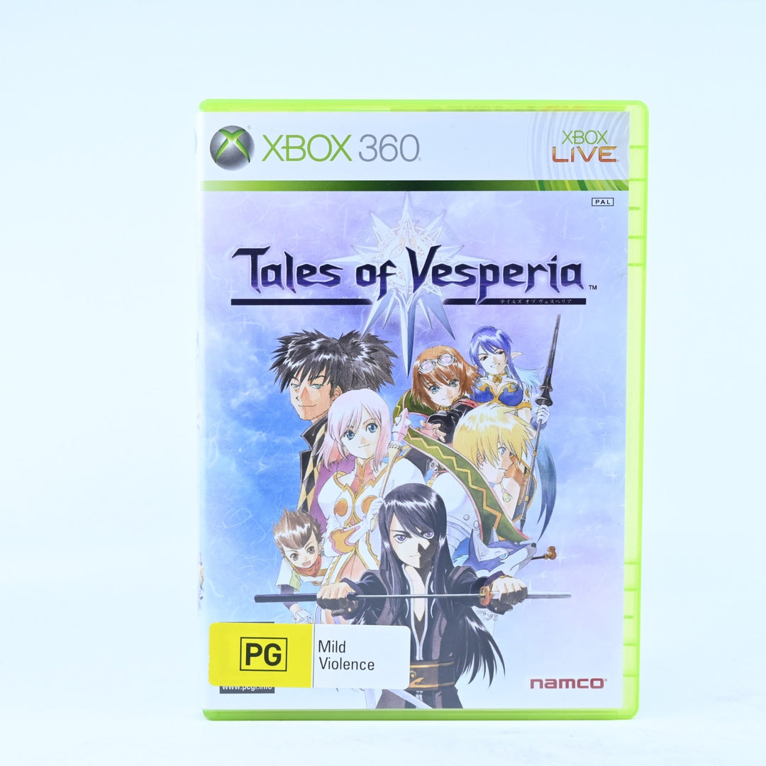 Tales of Vesperia - Xbox 360 Game + Manual - PAL - MINT DISC!