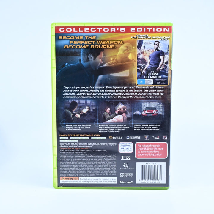 The Bourne Conspiracy - Collector's Edition - Xbox 360 Game + Manual - PAL