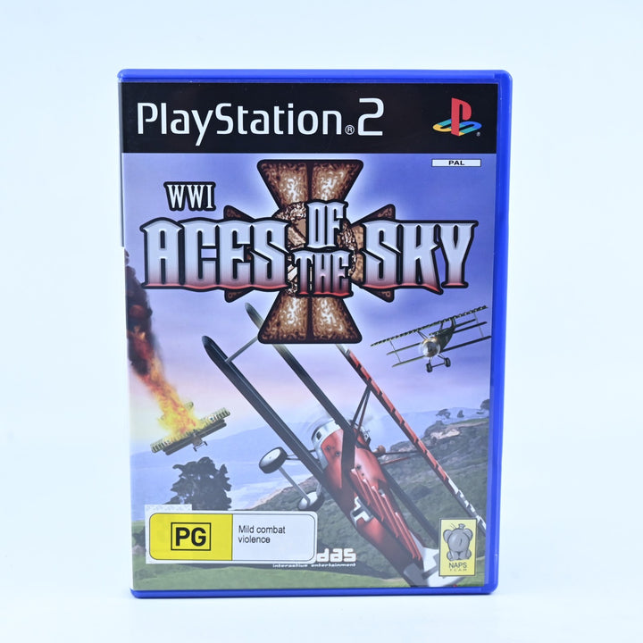 WWI: Aces Of The Sky - Sony Playstation 2 / PS2 Game + Manual - PAL - MINT DISC!