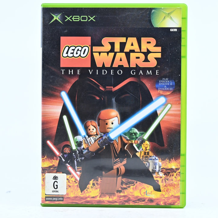 LEGO Star Wars: The Video Game - Original Xbox Game + Manual - PAL - MINT DISC!
