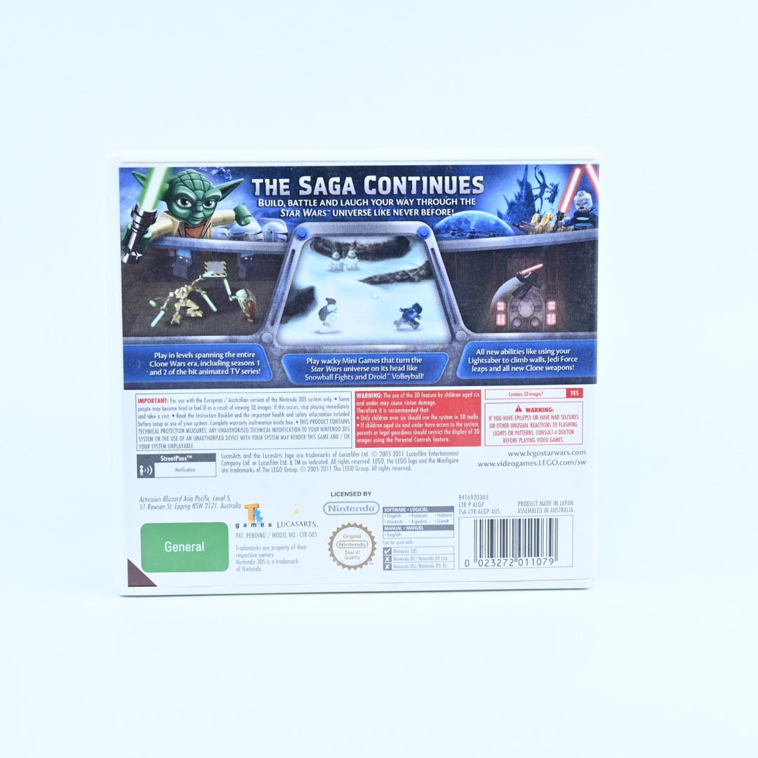 LEGO Star Wars III 3 - Nintendo 3DS Game - PAL + Manual - FREE POST!