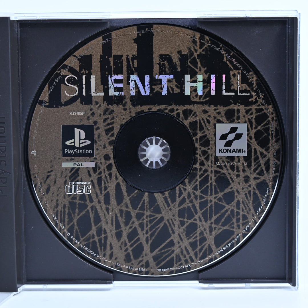 Silent Hill - Sony Playstation 1 / PS1 Game + Manual - PAL - MINT DISC!