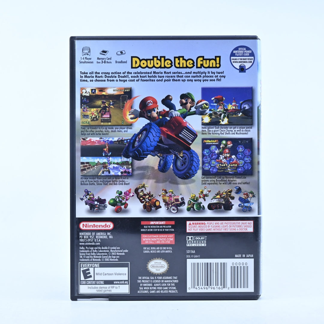 Mario Kart Double Dash!! - Nintendo Gamecube Game + Bonus Disc - NTSC U/C
