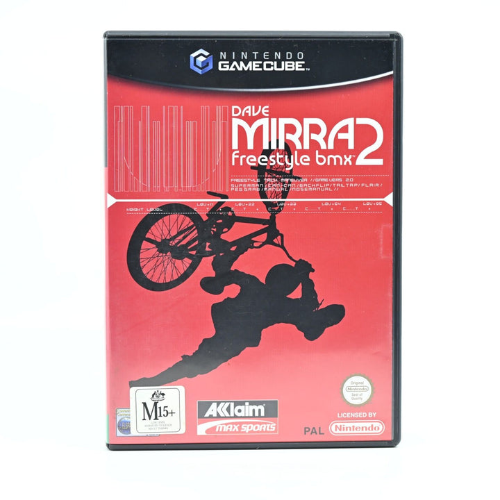 Dave Mirra Freestyle BMX 2 - Nintendo Gamecube Game + Manual - PAL - FREE POST!