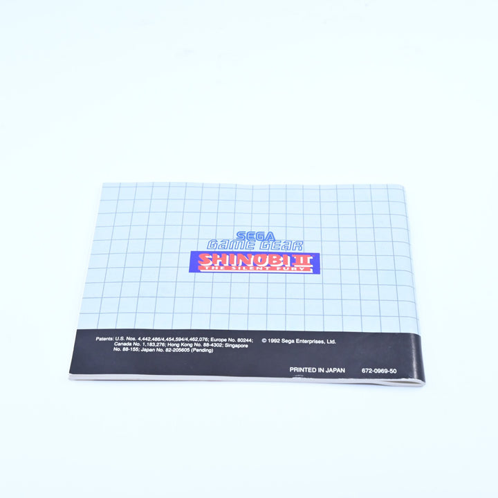 Shinobi II: The Silent Fury - Sega Game Gear Game - PAL - FREE POST!