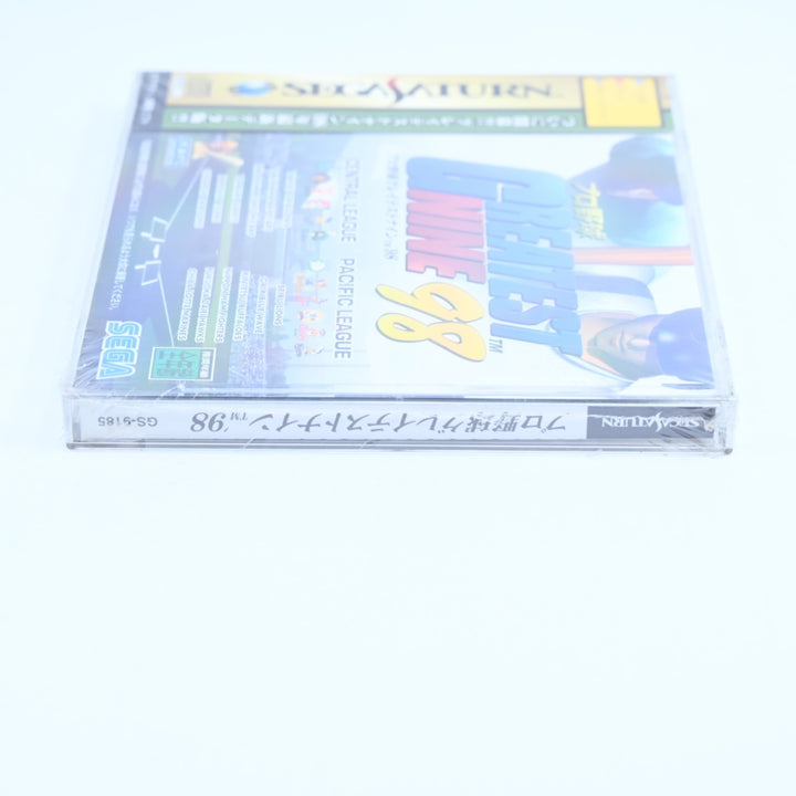 SEALED! Greatest Nine 98 - Sega Saturn Game + Manual - NTSC-J - MINT DISC!