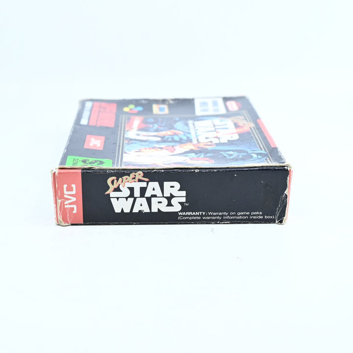 Super Star Wars - Super Nintendo / SNES Boxed Game - Ex-Rental - No Manual - PAL