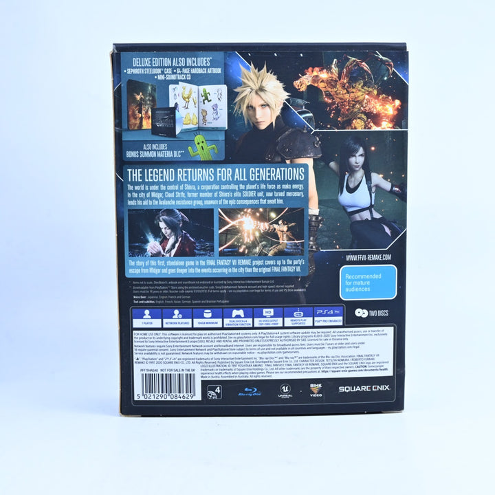 Final Fantasy VII Remake: Deluxe Edition - Sony Playstation 4 / PS4 Game